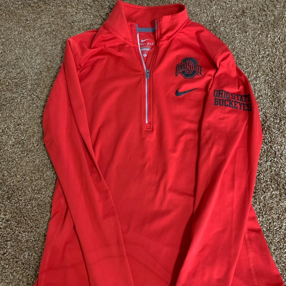 Ohio state buckeyes women Nike pull over size medium